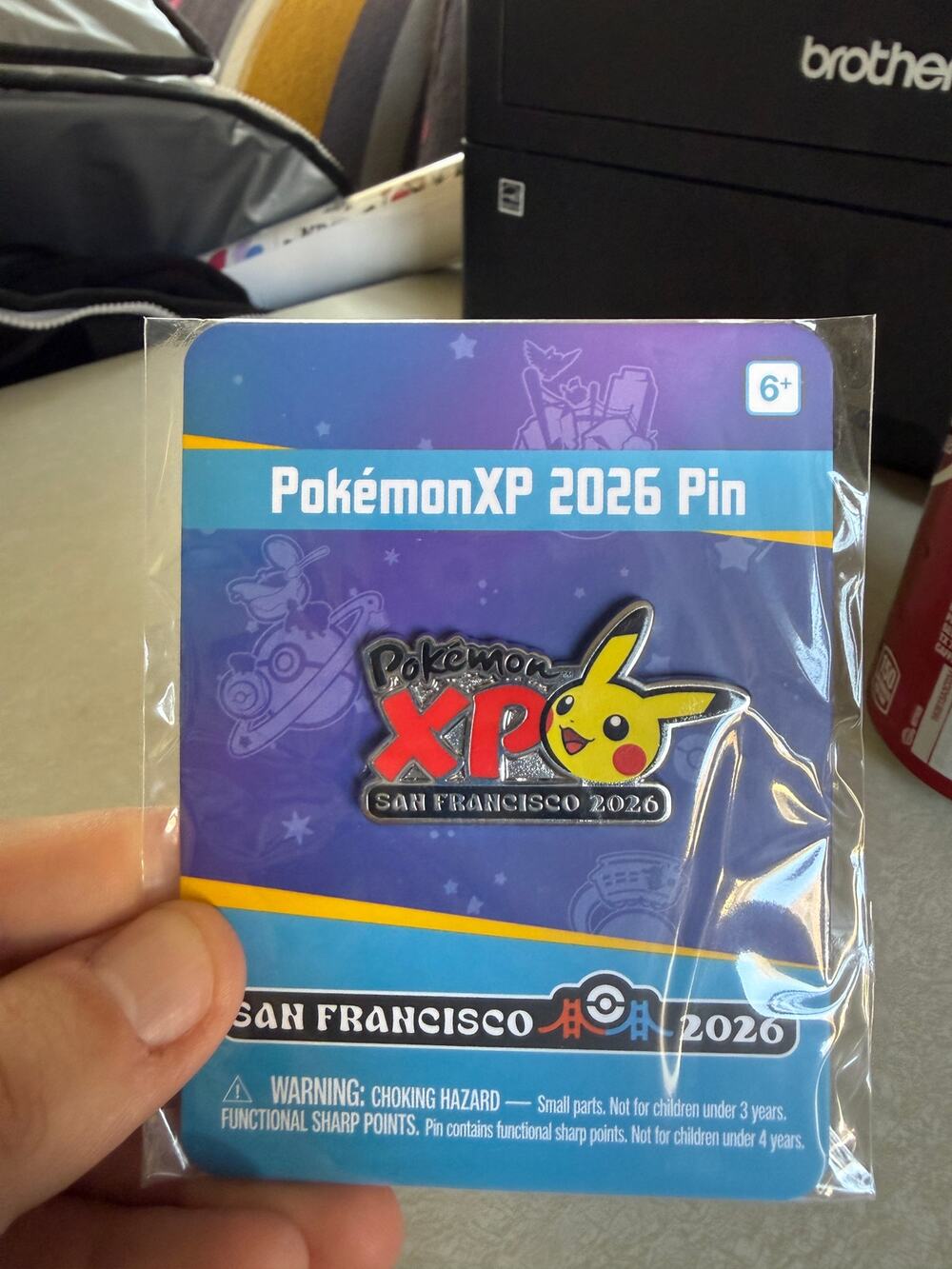 Pokemon Worlds XP 2026 San Francisco - Exclusive PokemonXP 2026 Pin